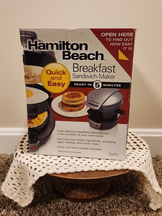 Hamilton Beach Other - Hamilton Beach Breakfast Sandwich Maker #25475) NEW IN BOX